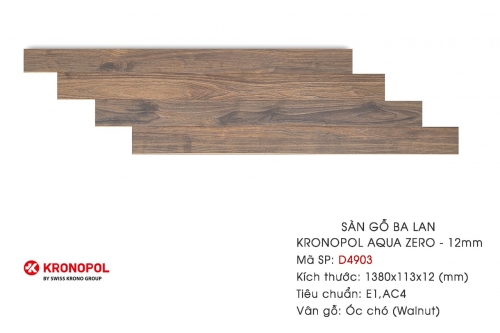 Sàn gỗ Kronopol Aqua Zero 12mm/AC4 - D4903