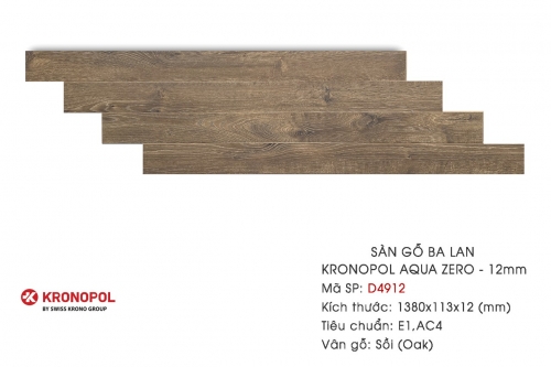 Sàn gỗ Kronopol Aqua Zero 12mm/AC4 - D4912