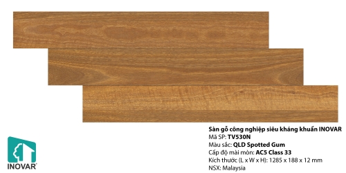 Sàn gỗ inovar 12mm - TV530N