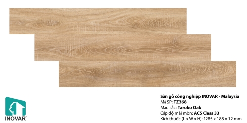 Sàn gỗ inovar 12mm - TZ368