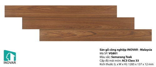 Sàn gỗ inovar 12mm - VG801