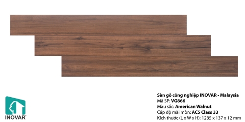 Sàn gỗ inovar 12mm - VG866