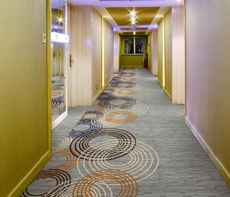 Thảm hoa văn hành lang khách sạn – Tô điểm không gian sang trọng và đẳng cấp