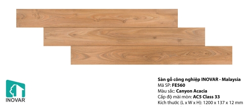 Sàn gỗ inovar 12mm - FE560