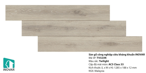 Sàn gỗ inovar 12mm - TV323N
