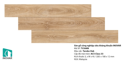Sàn gỗ inovar 12mm - TV368N