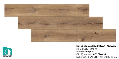 Sàn gỗ inovar 12mm - TZ321