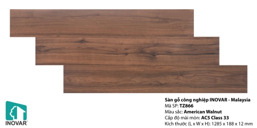 Sàn gỗ inovar 12mm - TZ866